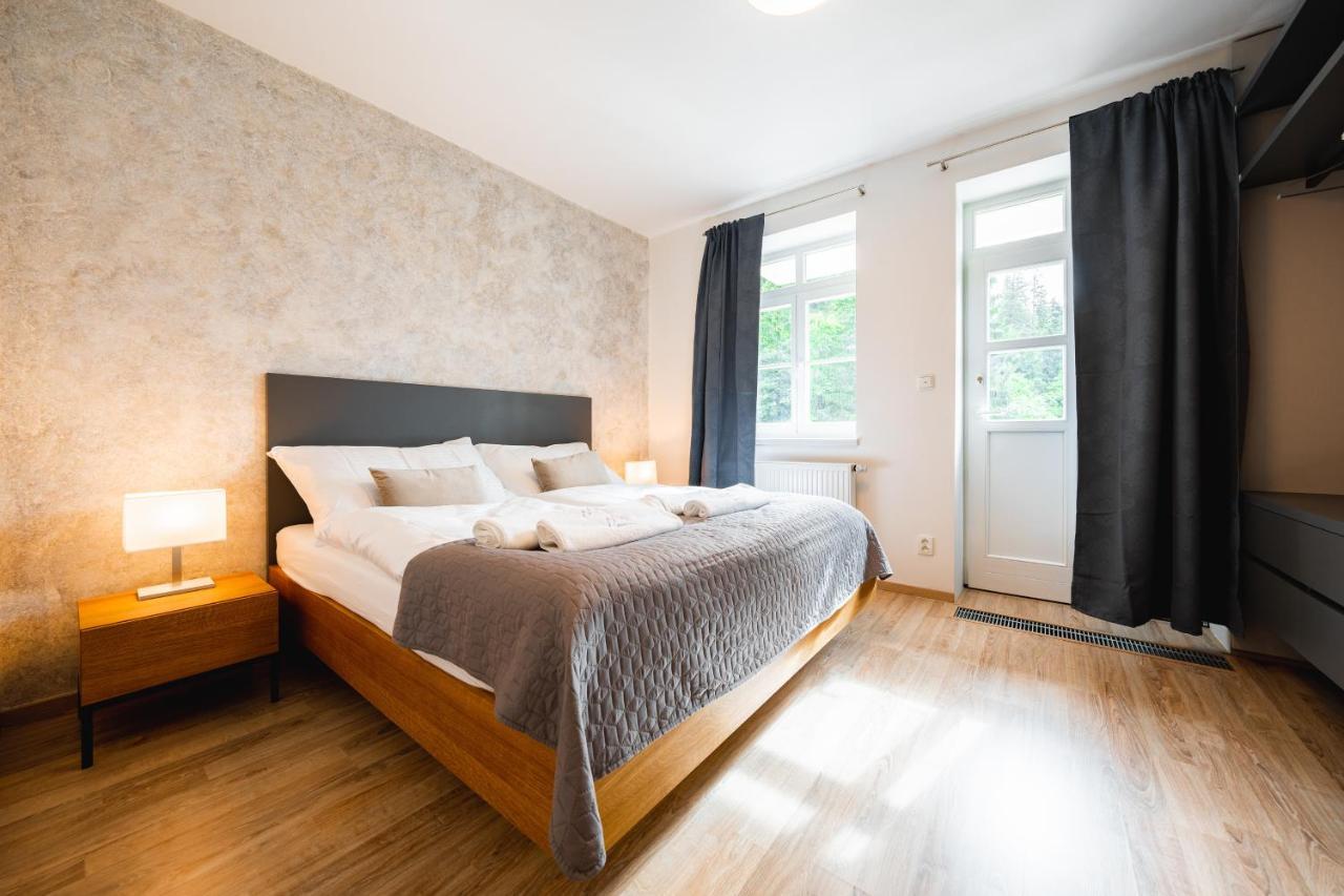 Apartman U Vlka - Hubertus, Karlova Studanka Bagian luar foto