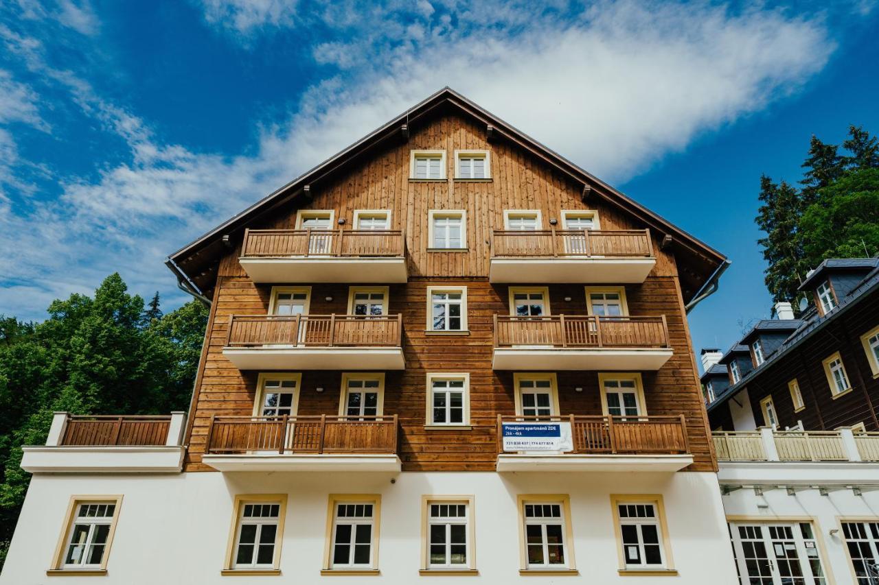 Apartman U Vlka - Hubertus, Karlova Studanka Bagian luar foto